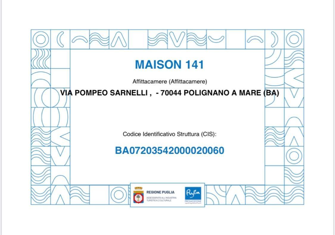 Maison 141 Поліньяно-а-Маре Екстер'єр фото